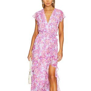 NEW AMANDA UPRICHARD Johanna Maxi Dress in Midsummer Size M